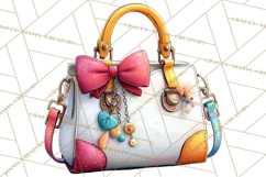 Oversized Bow Teen Girl PNG Clipart Fashion Illustration Product Image 4