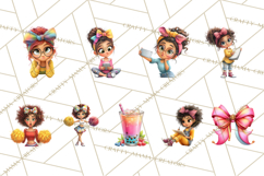 Oversized Bow Teen Girl PNG Clipart Fashion Illustration Product Image 6