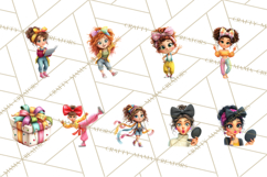 Oversized Bow Teen Girl PNG Clipart Fashion Illustration Product Image 5