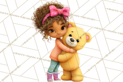 Oversized Bow Teen Girl PNG Clipart Fashion Illustration Product Image 5