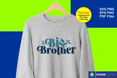 Big Brother and Lil Sister Svg Png - Matching Sibling Shirts Product Image 3