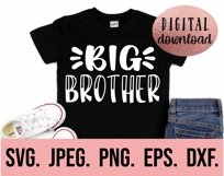 Little Brother Big Brother SVG - New Baby SVG - Sibling SVG Product Image 3