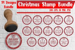 Christmas Stamp Bundle svg eps ai png pdf Product Image 1