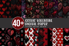 42 Gothic Valentine Digital Paper Product Image 1