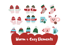 BIG Christmas Clipart Bundle | Santa, Snowman Product Image 5