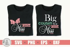 Sibling svg cut files you can use for big and little cousins. You can make matching t-shirts, mugs, posters, signs, bags, pillows, phone cases and more