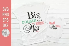 Sibling svg cut files you can use for big and little cousins. You can make matching t-shirts, mugs, posters, signs, bags, pillows, phone cases and more