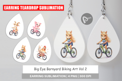 Big Eye Barnyard Biking Earring Product Image 1