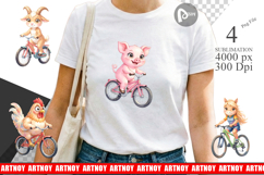 Big Eye Barnyard Biking Sublimation Product Image 1