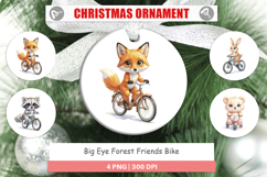 Big Eye Forest Friends Bike Ornament Product Image 1