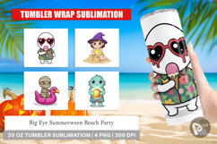 Big Eye Summerween Beach Party Tumbler Product Image 1