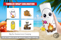 Big Eye Summerween Camping Tumbler Product Image 1