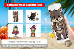 Big Eye Summerween Camping Tumbler Product Image 1