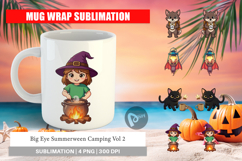 Big Eye Summerween Camping Mug Wrap Product Image 1
