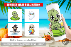 Big Eye Summerween Pool Party Tumbler Product Image 1