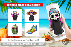 Big Eye Summerween Pool Party Tumbler Product Image 1