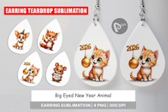 New Year's Animal Party Earring Product Image 1