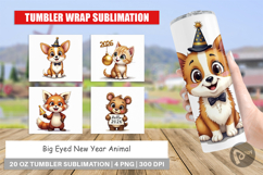 New Year's Animal Party Tumbler Product Image 1
