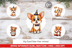 New Year's Animal Party Wind Spinner Product Image 1