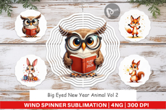 New Year's Animal Party Wind Spinner Product Image 1