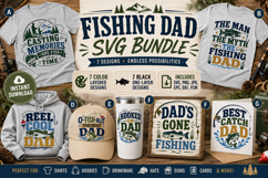 Fishing Dad SVG Bundle | Father’s Day Fishing Quotes Product Image 4