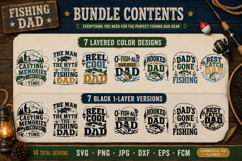 Fishing Dad SVG Bundle | Father’s Day Fishing Quotes Product Image 3