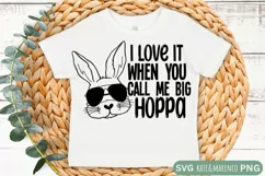 Big Hoppa SVG | Funny Easter SVG | Kids Easter SVG PNG Product Image 1