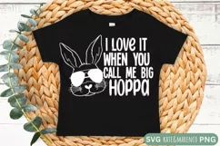 Big Hoppa SVG | Funny Easter SVG | Kids Easter SVG PNG Product Image 2