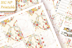 Big Happy Planner Stickers wildflower print Spring flowers Product Image 2