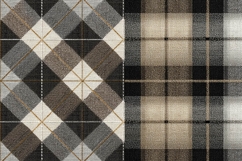 Big Kitties Bias Plaid Cotton Fabric Product Image 2