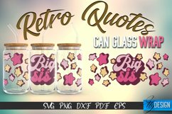 Glass Can Wrap SVG | Retro Wrap SVG | Glass Can Bundl vol.2 Product Image 2