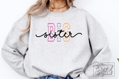 Big Sister SVG - Promoted To Big Sister PNG - Big Sis Shirt Product Image 3