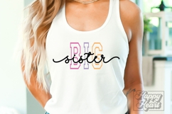 Big Sister SVG - Promoted To Big Sister PNG - Big Sis Shirt Product Image 4
