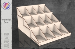 Organizer Display Stand SVG for Markets and Shops Product Image 1