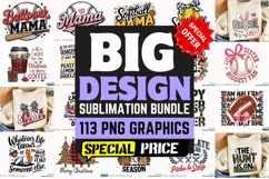 Big Sublimation T-Shirt Design Bundle,Sublimation T-Shirt Product Image 1
