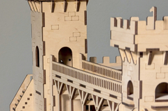 Big Tower of the Castle - laser cut file, Glowforge pattern Product Image 3