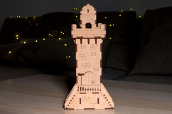 Big Tower of the Castle - laser cut file, Glowforge pattern Product Image 10