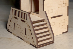 Big Tower of the Castle - laser cut file, Glowforge pattern Product Image 8