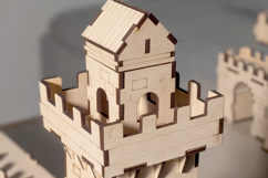 Big Tower of the Castle - laser cut file, Glowforge pattern Product Image 2