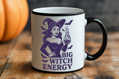 Halloween Retro Witch SVG Bundle | Sassy Vintage Witch Print Product Image 9