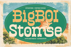 Bigboi Stomse - Western Vintage Font Product Image 1