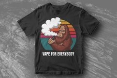 Bigfoot vape vector illustration Product Image 2