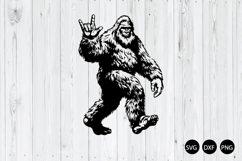 Sasquatch Rock Sign SVG, Funny Bigfoot SVG, Bigfoot SVG Product Image 1