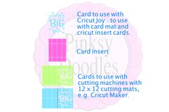 Sending Big Hugs card svg | Cricut Joy insert design Product Image 2