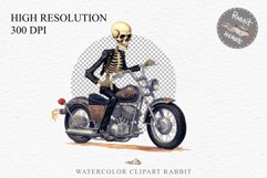 watercolor biker Skeleton Skull, spooky clipart, nursery, Creepy halloween decoration art image Biker Skeleton Halloween Creepy Clipart PNG Scrapbooking Art Tale Art Image Watercolor Transparent Print illustration sublimation creepy printable digital