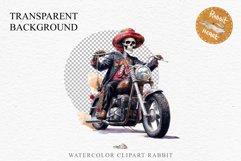 Biker Skeleton Halloween Creepy Clipart PNG Scrapbooking Art Tale Art Image Watercolor Transparent Print illustration sublimation creepy printable digital watercolor biker Skeleton Skull, spooky clipart, nursery, Creepy halloween decoration art image