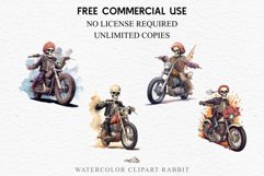 watercolor biker Skeleton Skull, spooky clipart, nursery, Creepy halloween decoration art image Biker Skeleton Halloween Creepy Clipart PNG Scrapbooking Art Tale Art Image Watercolor Transparent Print illustration sublimation creepy printable digital