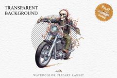 Biker Skeleton Halloween Creepy Clipart PNG Scrapbooking Art Tale Art Image Watercolor Transparent Print illustration sublimation creepy printable digital watercolor biker Skeleton Skull, spooky clipart, nursery, Creepy halloween decoration art image
