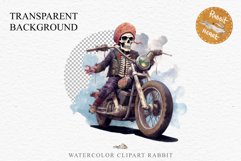 Biker Skeleton Halloween Creepy Clipart PNG Scrapbooking Art Tale Art Image Watercolor Transparent Print illustration sublimation creepy printable digital watercolor biker Skeleton Skull, spooky clipart, nursery, Creepy halloween decoration art image