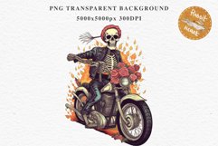 Biker Skeleton Halloween Creepy Clipart PNG Scrapbooking Art Tale Art Image Watercolor Transparent Print illustration sublimation creepy printable digital watercolor biker Skeleton Skull, spooky clipart, nursery, Creepy halloween decoration art image